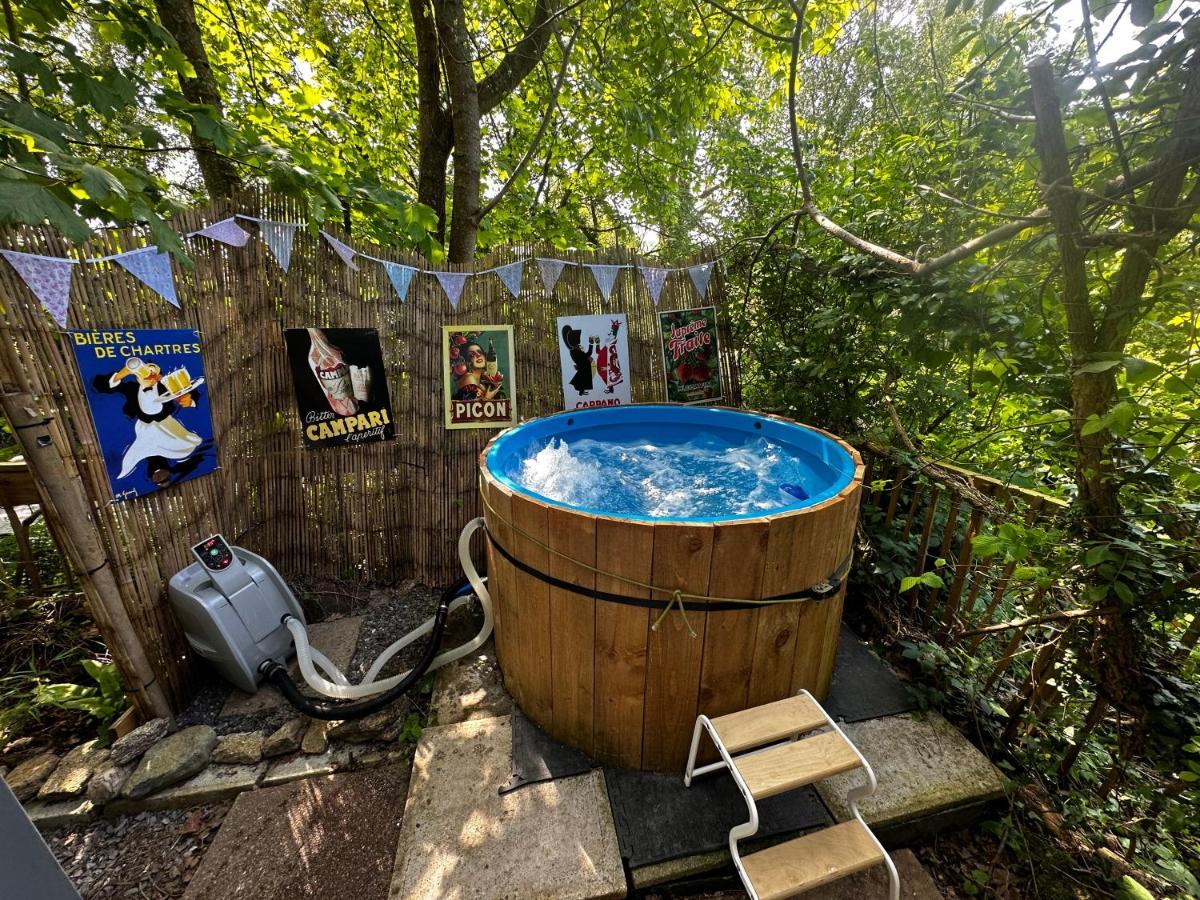 Remarkable Boultons Barn With Hot Tub Newton Abbot Exterior foto